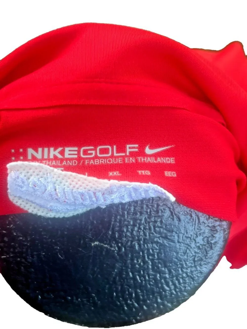 Nike Golf Milwaukee Tool Embroidered Performance Polo Shirt Mens XXL Red